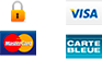 Paiement sécuriser - Mastercard, Visa, Carte de crédit, Paypal